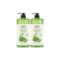 캐리비안비치 대용량 알로에 수딩젤 1000ml 2개 / 수분크림 